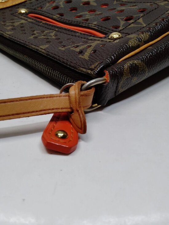 Authentic Louis Vuitton Pochette Accessoires Perforated Monogram Bag - Picture 6 of 16